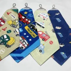 ループ付きタオル ４枚 ハンドメイド