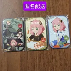 スパイファミリー まるかく缶バッジ アーニャ他 3点セット