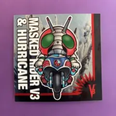 SD仮面ライダースナックシール No.17 仮面ライダーV3&ハリケーン
