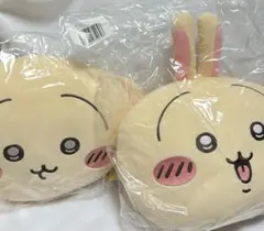 うさぎだらけくじ B賞 フェイスクッション 垂れ耳 ウラララ セット