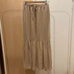 kastane ワッシャーシフォン無地ス カートのサムネイル
