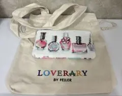 LOVERARY BY FEILER ラブラリーポリッシュ　ポーチ&巾着トート