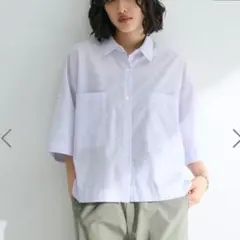 綿麻混シャツのサムネイル