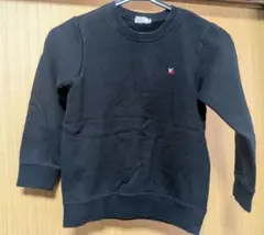 DOUBLE.B ブラック トレーナー 130サイズ 裏起毛