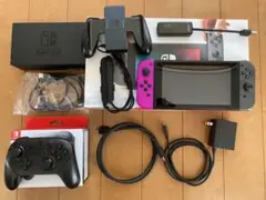 NintendoSwitch本体セット(純正プロコン&有線ポート&保護フィルム)