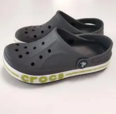 crocs グレー サンダル　キッズサイズ20cm