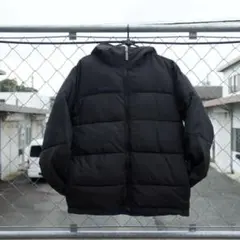 Colombia リバーシブル　ダウン　黒　青