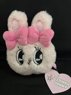 Plaza エスターバニー ぬいぐるみリールパスケース ピンク