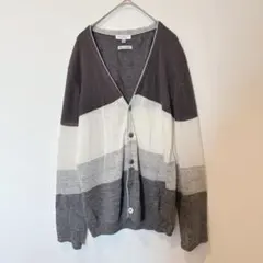 BEAUTY&YOUTH リネン カーディガン 麻100% ボーダー M 羽織り