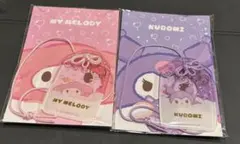 サンリオ 福福お守り風アクリルキーホルダー マイメロ、クロミ