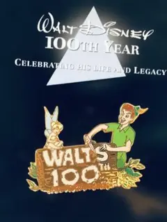 ディズニー ピーターパン ティンカーベル ピンバッジ 100周年