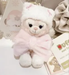 【新作】香港ディズニー　リーナベル　ぬいぐるみキーホルダー　冬限定