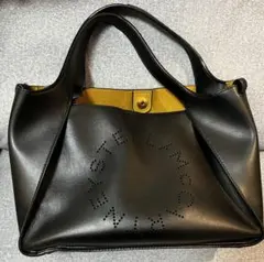 ステラマッカートニー　ハンドバッグ　トートバッグ　ブラック　レザー