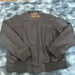 NEW ORDER レザージャケット ダークブラウン