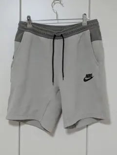 【NIKE】ナイキ スポーツウェア 切り替え スウェットショーツ グレー M