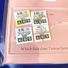 多聞くん今どっち?! 応募券　4枚セット 1口分