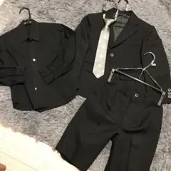 キャット フォーマル 男の子 スーツ 入学 110 コムサ ブラック