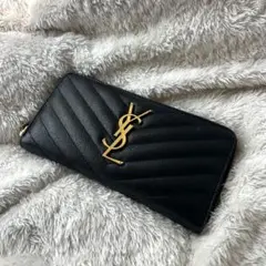 YSL ブラック 長財布 キルティングのサムネイル