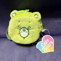 【早い者勝ち】ケアベア ミニリュックポーチ　グリーン