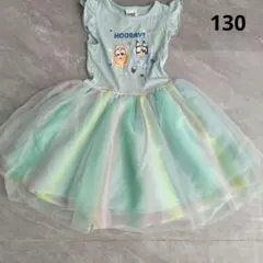 公式 ブルーイ Bluey キッズ服 ワンピース ドレス 子供 女の子 130