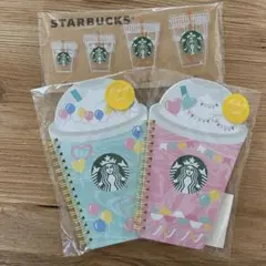 新品・未使用 スターバックス フラペチーノリングノート＆マスキングシールのサムネイル