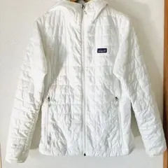 Patagonia パタゴニア レディース ナノパフジャケット パーカー 白 M