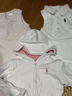 お値下げポロ・ラルフ・ローレン ワンピース　２点セットとパーカーの３点