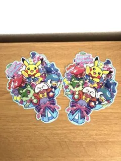 【誕生月限定】ポケモンセンター バースデーブーケカード2枚セット