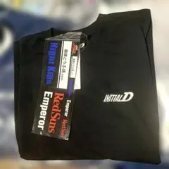 しまむら×イニシャルDコラボ Tシャツ LLサイズ 黒　シールあり