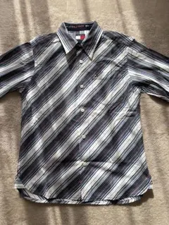 【24時間以内発送！】TOMMY HILFIGER ストライプ 長袖シャツ