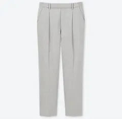 新品未使用タグ付き　ユニクロ　EZYタックアンクルパンツ　グレー