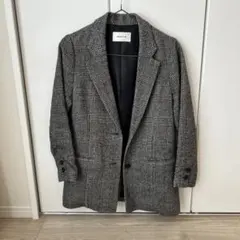 フレイアイディー　チェック テーラードジャケット