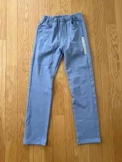 無印良品 スリムフィットパンツ 140 ブルー