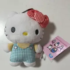 新品 サンリオ ハローキティ ギンガムチェック がま口 マスコット ぬいぐるみのサムネイル