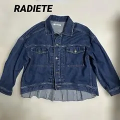 RADIETE バックプリーツ デニムジャケット　春