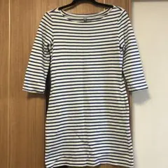 ユニクロ　ボーダーワンピース チュニック　M
