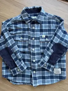 BEAMS miniチェック長袖シャツ ビームスミニ
