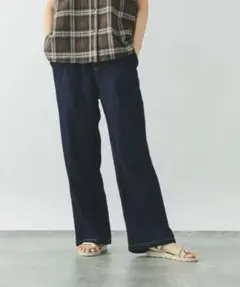 GLOBAL WORK 接触冷感 ワイドデニムパンツ イージーパンツのサムネイル