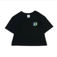 ミセス フィヨルド アニバーサリーTシャツ クロップド　ブラック