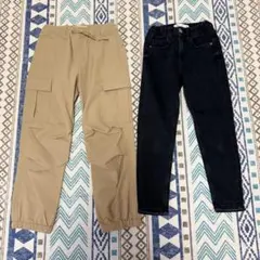 ZARA カーゴパンツ デニムパンツ　116㎝ 2点セット まとめ売り