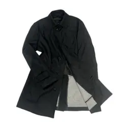 【 美品 】 スーツカンパニー　ロングコート　キルティングライナー　2way　黒のサムネイル