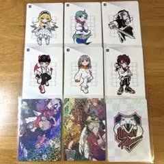 CR Crazy Raccoon コレクションカード　9枚セット　集合レア入り