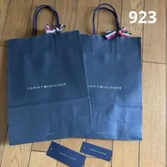 TOMMY HILFIGER ショップ袋 2枚セット＆タグ付き
