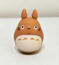 スタジオジブリ トトロ フィギュア 茶オレンジ おきあがりこぼし