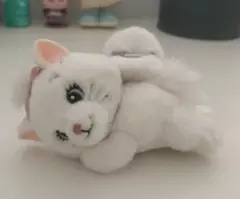ディズニーストア おしゃれキャット マリー ヘアクリップ だきつき ぬいぐるみ