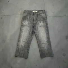 Y2K 00s GAP ARMY ワイドクロップドデニム