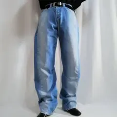 00s ユーロ リーバイス エンジニアード デニム 立体裁断 縦落ち W33