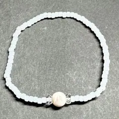 BB34 天然石パワーストーン 1粒 トムソナイト ピンクラリマー ビーズブレス