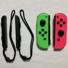 [ ジャンク品 ] ジョイコン 純正品 ネオングリーンL / ネオンピンクR