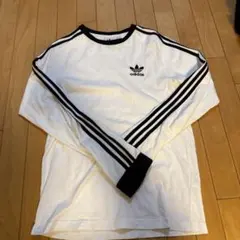 adidas トレフォイル 刺繍 ロングスリーブ Tシャツ Ｍサイズ